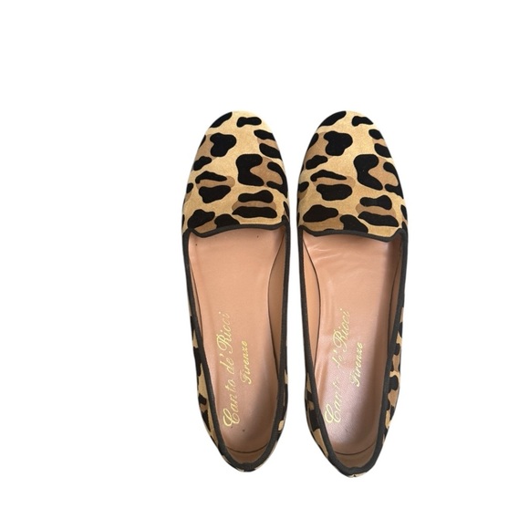 Canto De’ Ricci Leopard Print Women's Flats / Loafers Size 38 - Picture 3 of 6